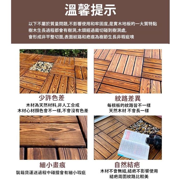【🔥台灣24H出貨🔥】木地板 戶外實木地板 拼接木板 地板 木板 拼接地板 實木地板【RS1393】-細節圖8
