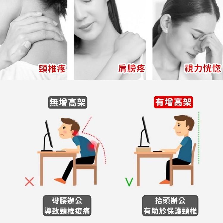 【🔥台灣24H出貨🔥】桌面電腦架 電腦桌 螢幕架  桌上收納架 螢幕增高架 桌上置物架 桌面收納【RS1454】-細節圖3