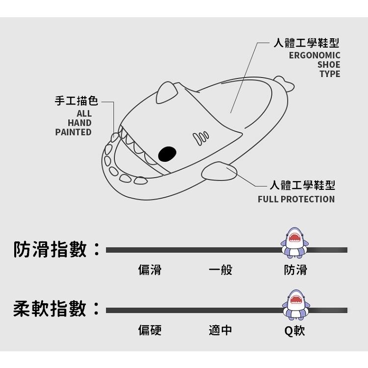 【🔥台灣24H出貨🔥】成人鯊魚拖鞋 拖鞋 情侶拖鞋 居家拖鞋 室內拖鞋 浴室拖鞋 大人拖鞋 EVA拖鞋【RS1373】-細節圖2