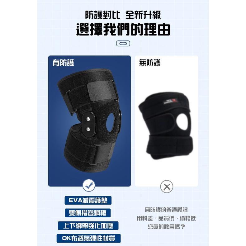 膝蓋護具 護膝 護具 登山護膝 護膝套 護膝運動護具 籃球護膝 護膝帶 加壓護膝【RS1444】-細節圖6