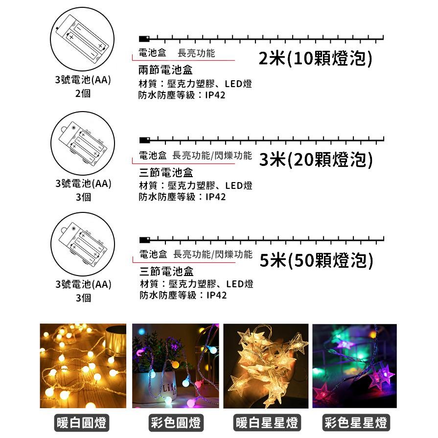 【🔥台灣24H出貨🔥】LED燈串 燈飾 圓球燈 星星燈 造型燈 LED燈 佈置燈 露營燈 裝飾燈 聖誕燈【RS1309】 - 價格讚 ...