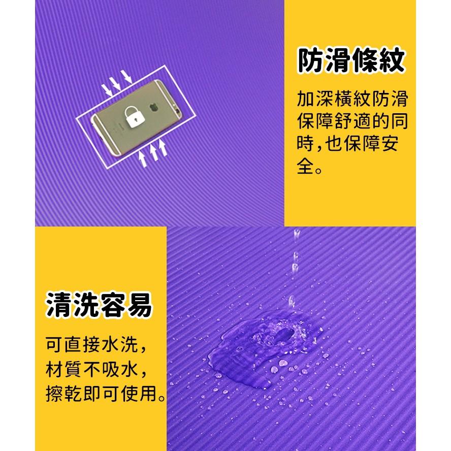 【🔥台灣24H出貨🔥】瑜珈墊 送綁帶+網袋 NBR環保瑜珈墊 超厚瑜伽墊 運動器材 瑜珈巾【RS1225】-細節圖8