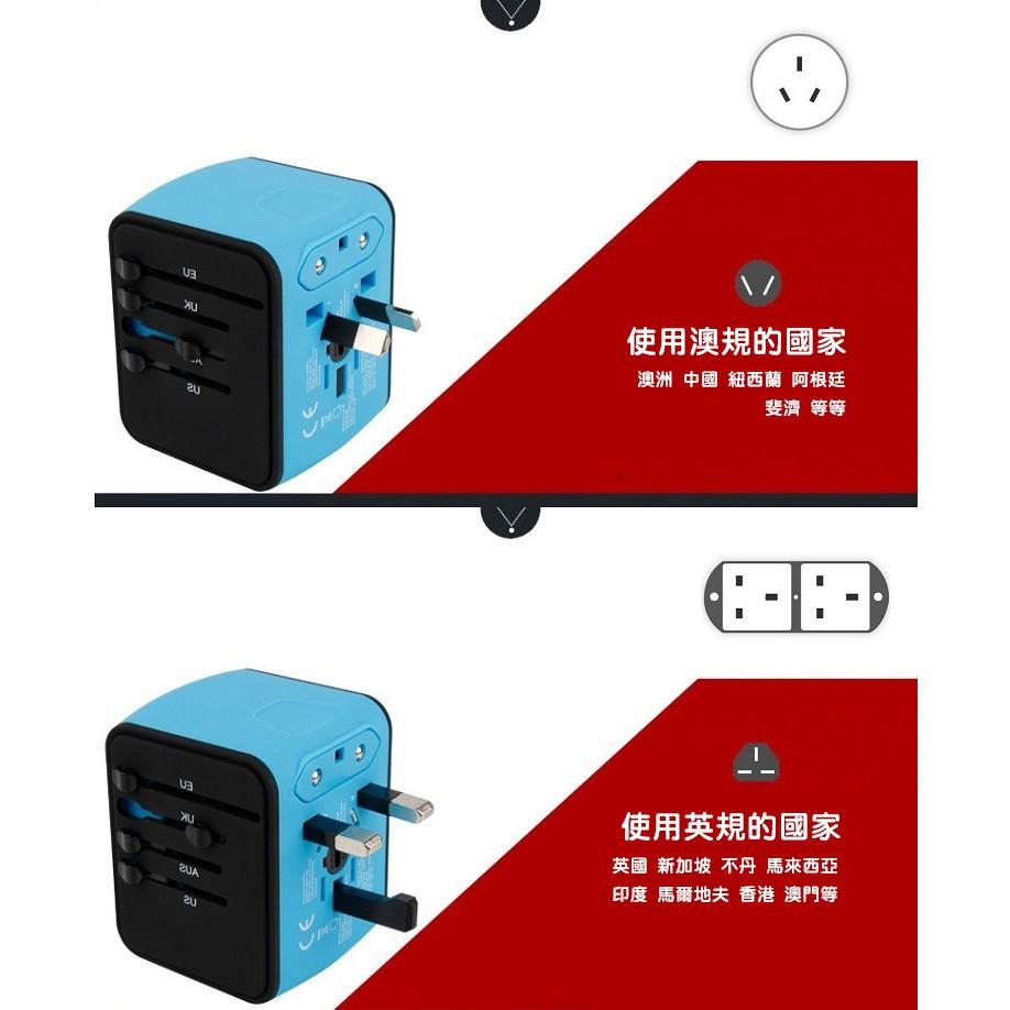 【🔥台灣24H出貨🔥】插座 插頭 萬用插座 萬用轉接頭 4USB孔 全球🌏通用型 萬用插頭【RS1014】-細節圖7