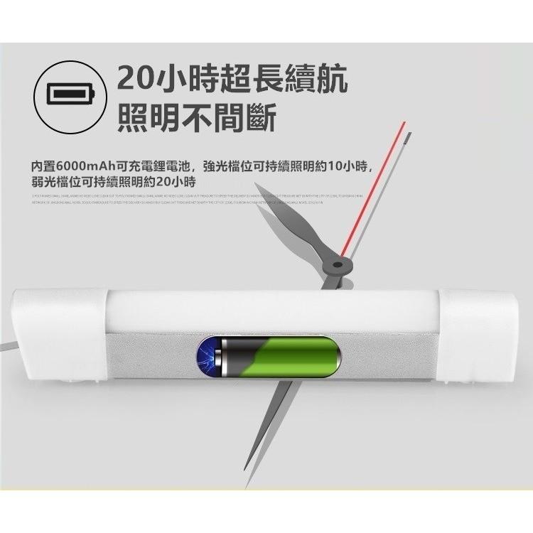 四段式調光露營燈 LED行動燈管 超亮手電筒 隨身燈管 緊急行動電源 手電筒【RS901】-細節圖4