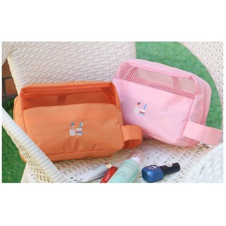 收納包 盥洗包 掛壁手提圖騰盥洗包 多功能盥洗包 洗漱包 旅行收納 化妝包【RB549】-細節圖6