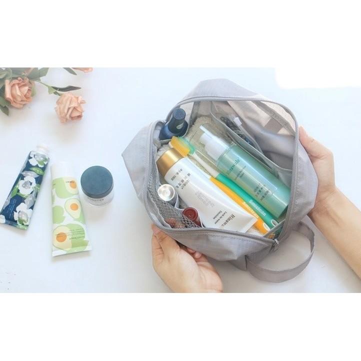 收納包 盥洗包 掛壁手提圖騰盥洗包 多功能盥洗包 洗漱包 旅行收納 化妝包【RB549】-細節圖7
