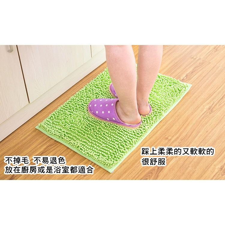 【🔥台灣24H出貨🔥】 雪尼爾地墊 珊瑚絨地墊 浴室吸水墊子 廚房門墊  腳踏墊 地毯【RS773】-細節圖5