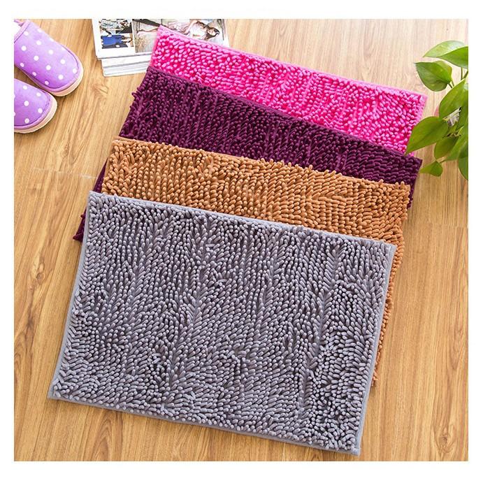 【🔥台灣24H出貨🔥】 雪尼爾地墊 珊瑚絨地墊 浴室吸水墊子 廚房門墊  腳踏墊 地毯【RS773】-細節圖9