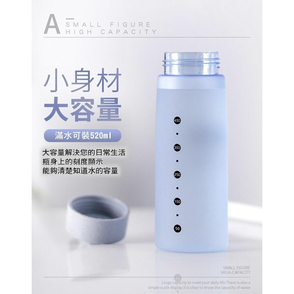 小麥霧面糖果色BOTTLE 環保 霧面杯 塑膠杯 簡約 隨手瓶 水壺 便攜帶 提繩【RS779】-細節圖4