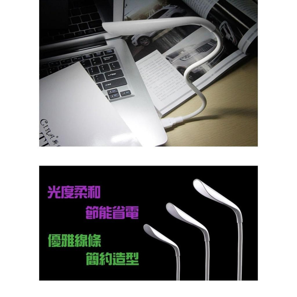 【🔥台灣24H出貨🔥】LED 臺燈 檯燈 省電 USB 桌燈 閱讀燈 小夜燈 摺疊 彎曲 床頭燈 【RS369】-細節圖4