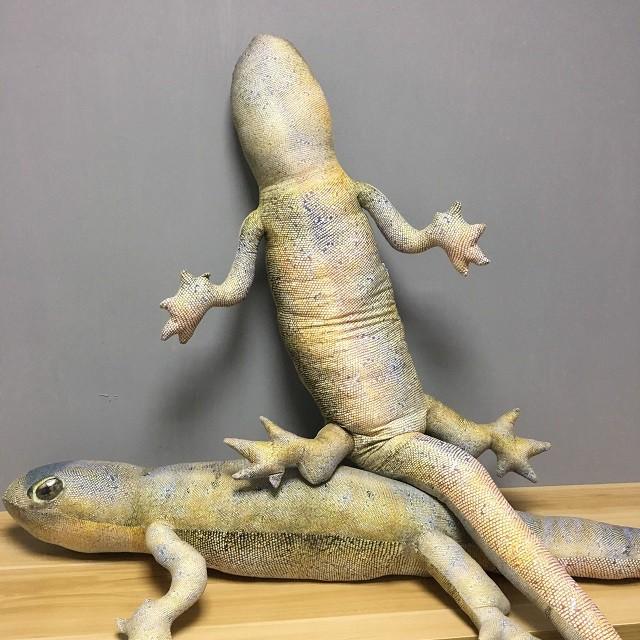 【🔥台灣24H出貨🔥】仿真壁虎 蜥蜴抱枕 蜥蜴娃娃 壁虎抱枕 聖誕節 萬聖節 禮物 交換禮物 110cm【RS675】-細節圖2