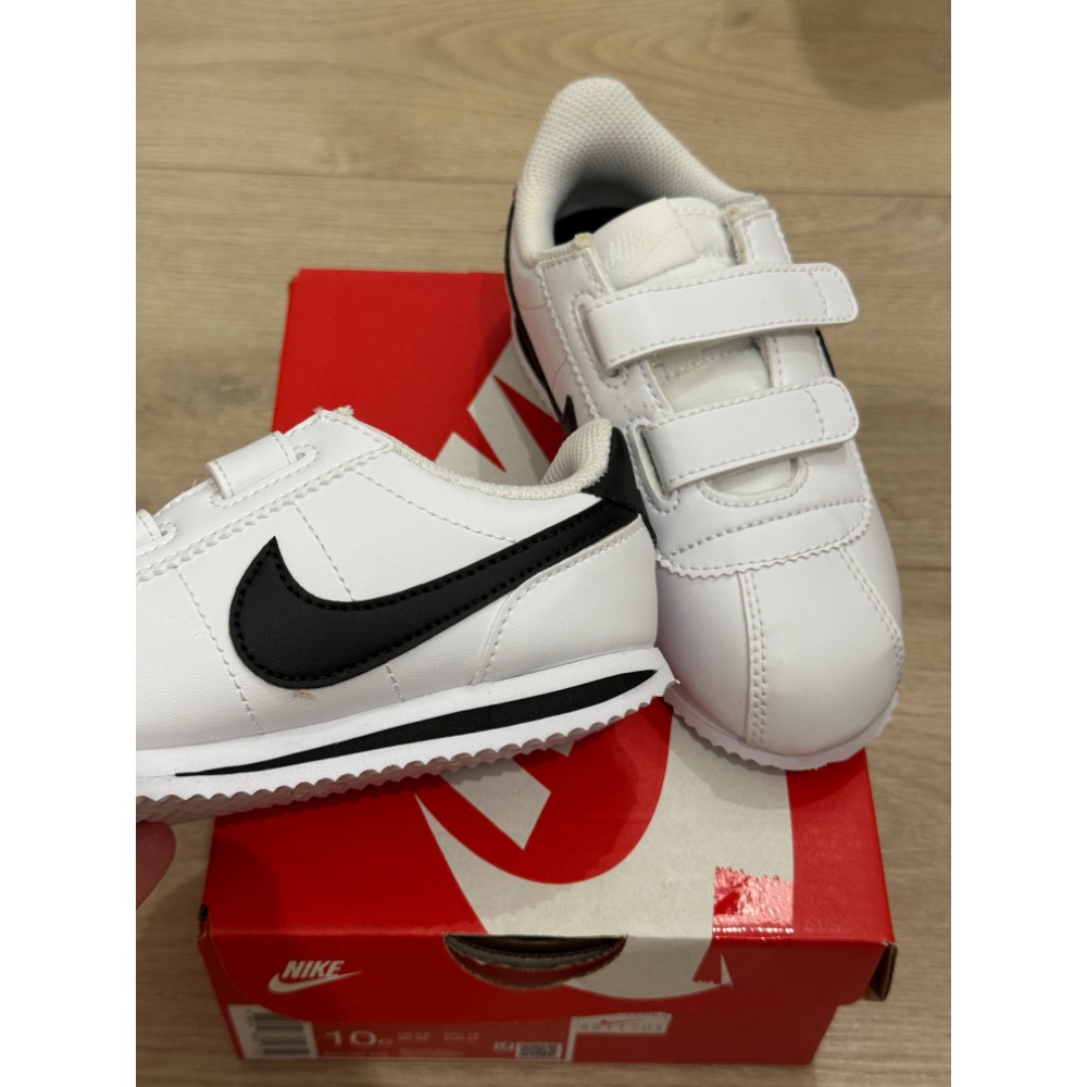 全新Nike阿甘鞋 黑勾 16cm-細節圖2