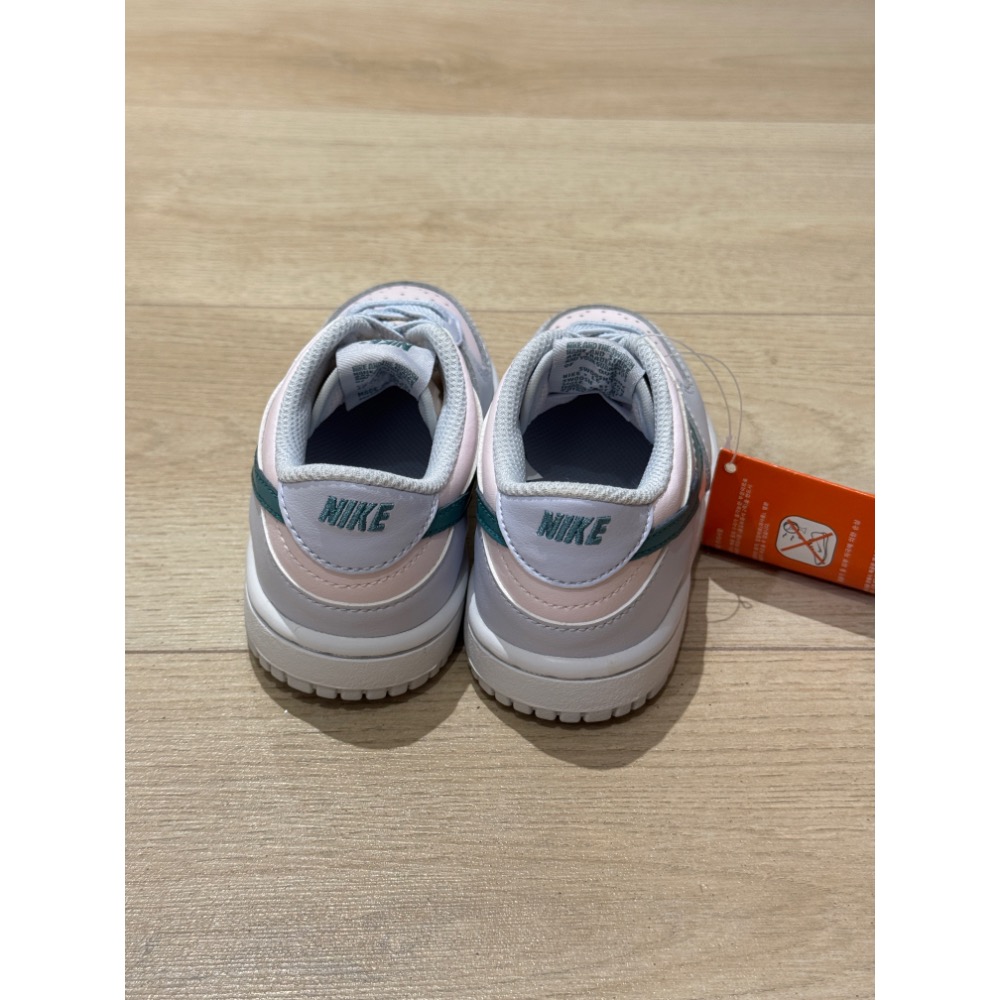 全新Nike dunk low馬卡龍粉紫綠勾 15cm-細節圖2