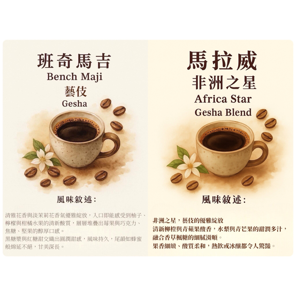 藝伎 濾掛咖啡25入（衣索比亞/馬拉威）-細節圖8