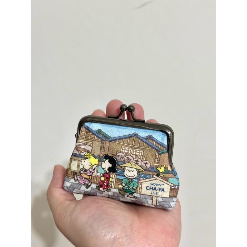 現貨❗️史努比零錢包 伊勢限定版 日本帶回🇯🇵 Snoopy 史努比 硬幣包 零錢包 口金包 卡片包-細節圖2