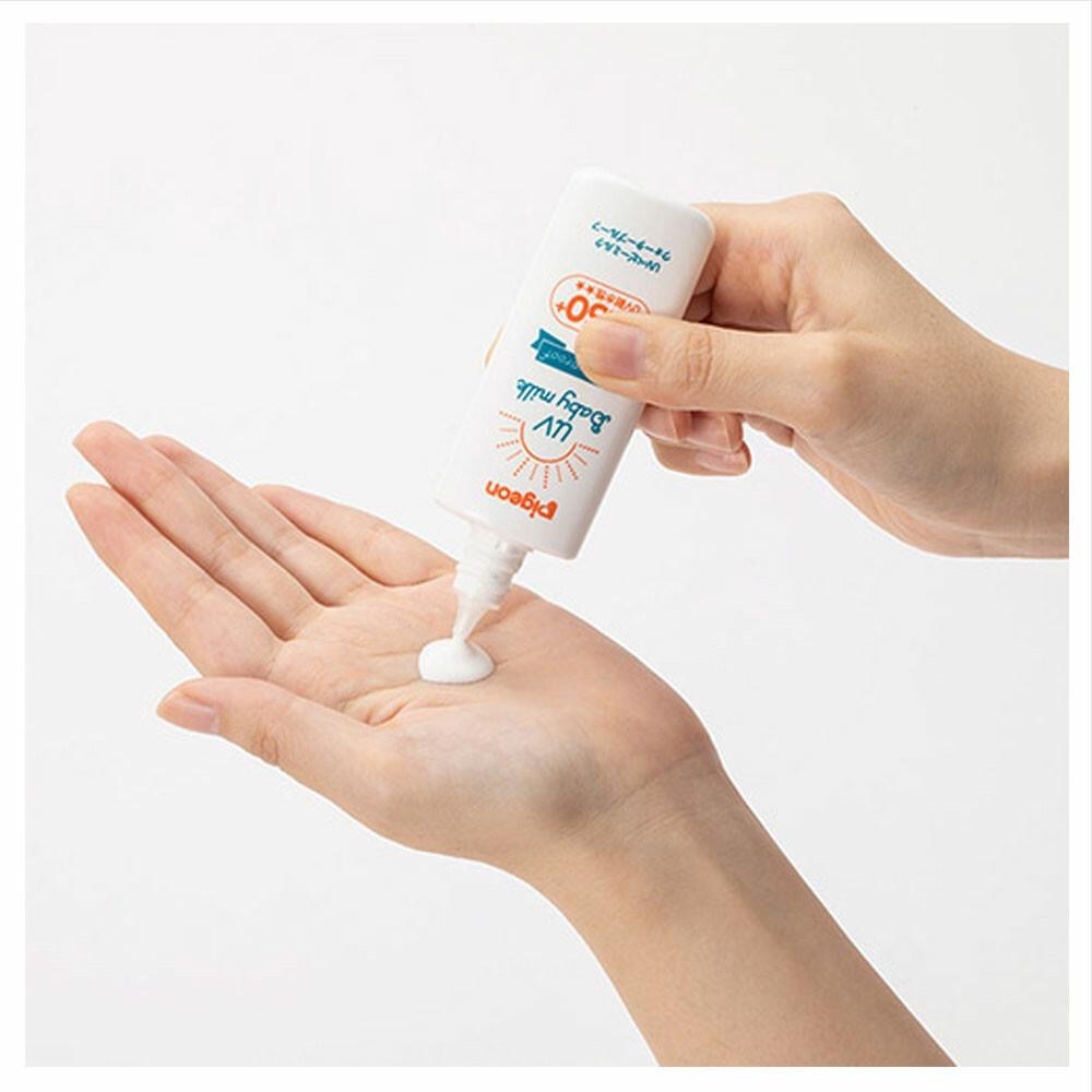 日本貝親 UV嬰兒防水防曬乳SPF50+ PA++++ 50g-細節圖4