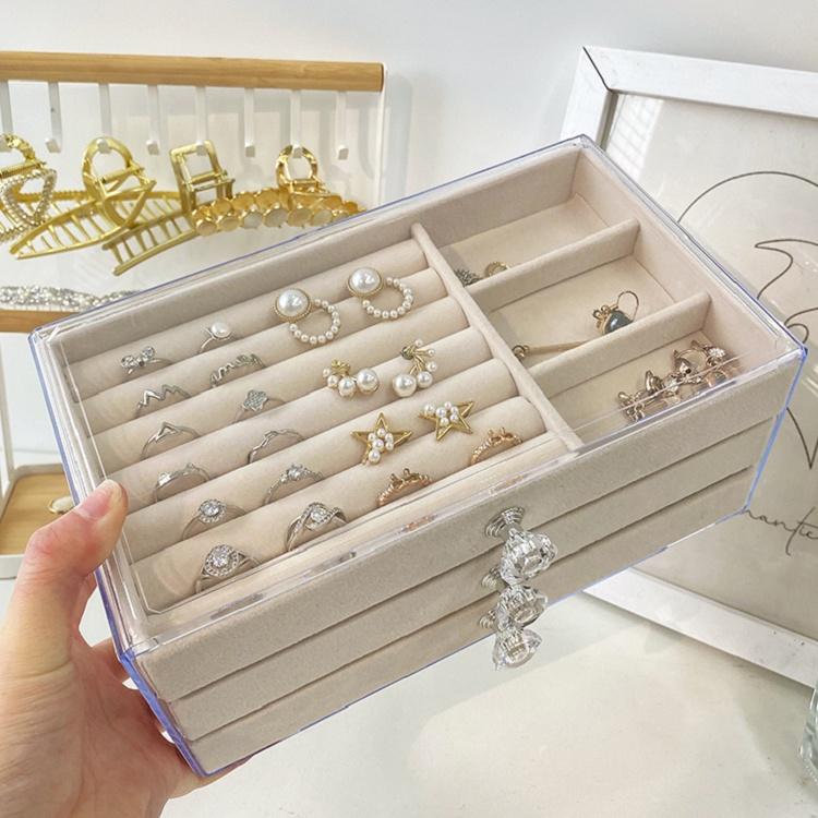 【免運24H出貨🔥】飾品收納盒 飾品盒 珠寶盒 首飾盒 戒指盒 項鍊收納盒 耳環收納盒 項鍊 手飾收納盒【RS1456】-細節圖8