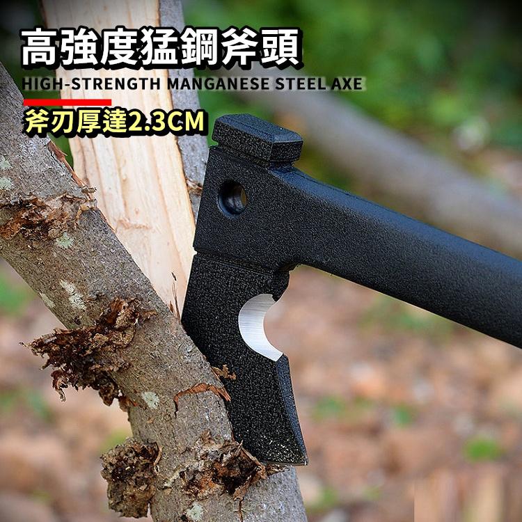 【免運+24H出貨🔥】斧頭 戰術斧 多功能開山斧 劈柴 砍樹 野營 工兵斧 野外裝備 消防斧 營地斧【CP196】-細節圖5