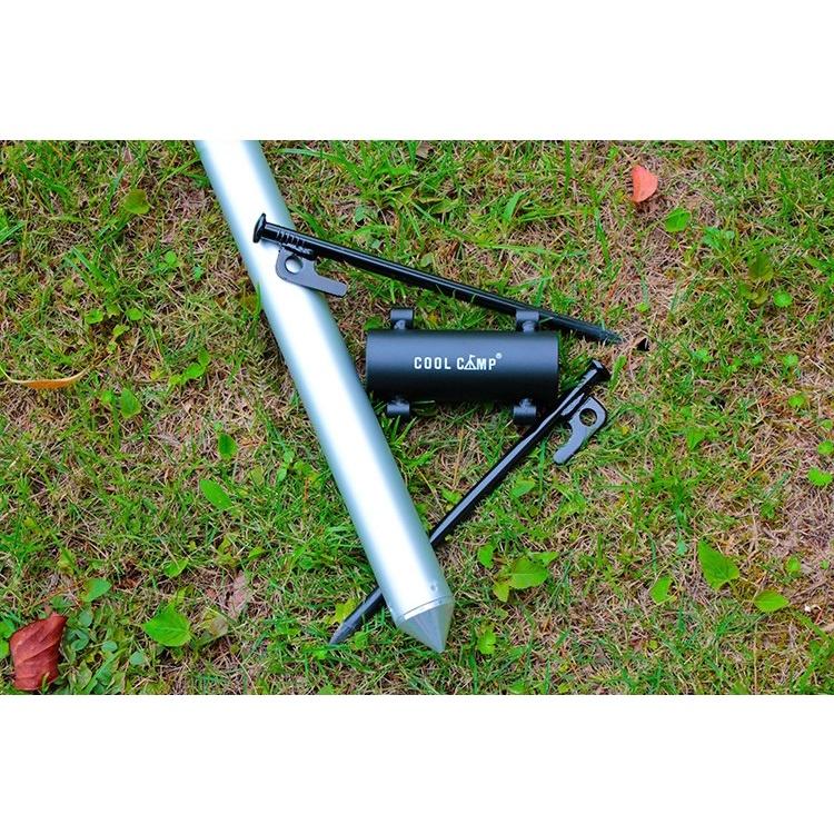 【現貨】營柱固定器 天幕杆固定器 營柱支撐架 固定器 地釘固定器 帳篷 天幕 營柱【CP116】-細節圖5