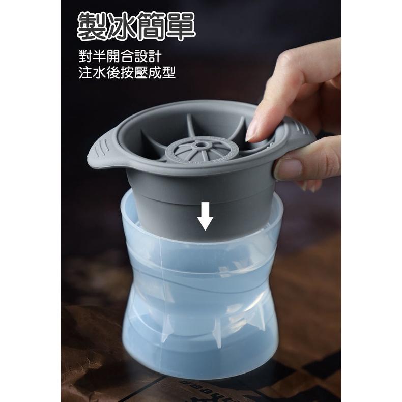 冰球製冰盒 威士忌冰球 冰塊盒 冰球盒 冰球模具 製冰盒 球型冰塊盒 製冰盒模具 製冰器【RS1341】-細節圖8
