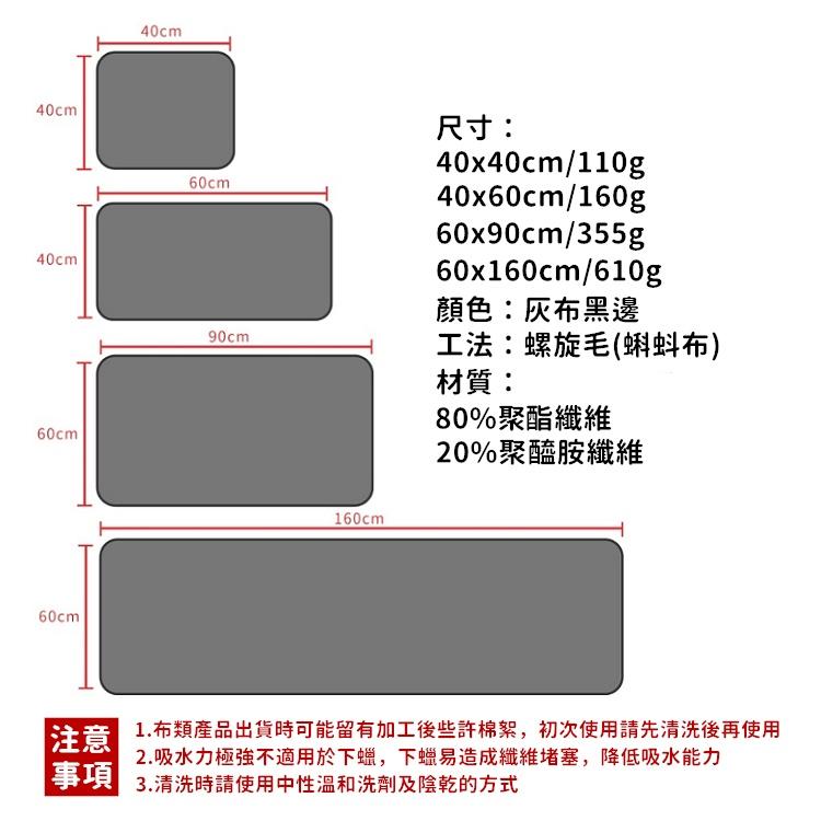蝌蚪布 洗車布 擦車布 吸水布 超細纖維布 洗車毛巾 抹布 洗車用品 洗車巾 纖維布 擦車吸水布 下蠟布【RR077】-細節圖9