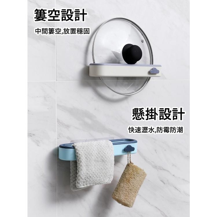拖鞋架 鞋架 毛巾架 壁掛拖鞋架 浴室拖鞋架 黏貼式拖鞋架 一字拖鞋架 置物架 收納架 掛架 鞋子收納架【RS1311】-細節圖4