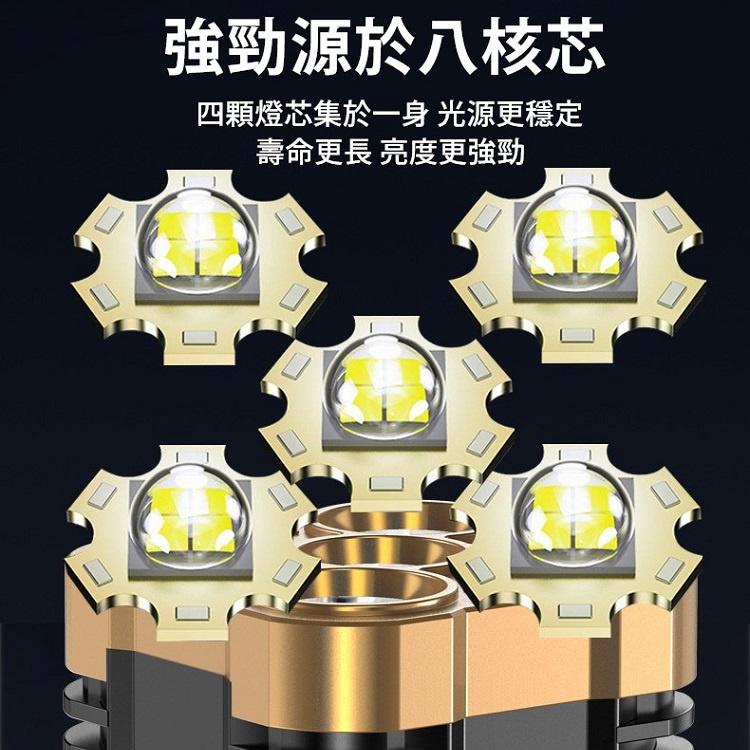 手電筒  爆亮手電筒 LED手電筒 充電手電筒 手電筒強光 手電筒超亮 18650 照明燈 露營 【CP146】-細節圖4