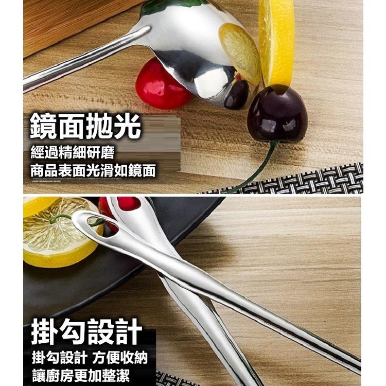 不銹鋼大湯勺 湯勺 漏勺  湯匙 撈勺 盛粥勺 火鍋湯匙 廚房用品 火鍋用品 廚具【RS1282】-細節圖5
