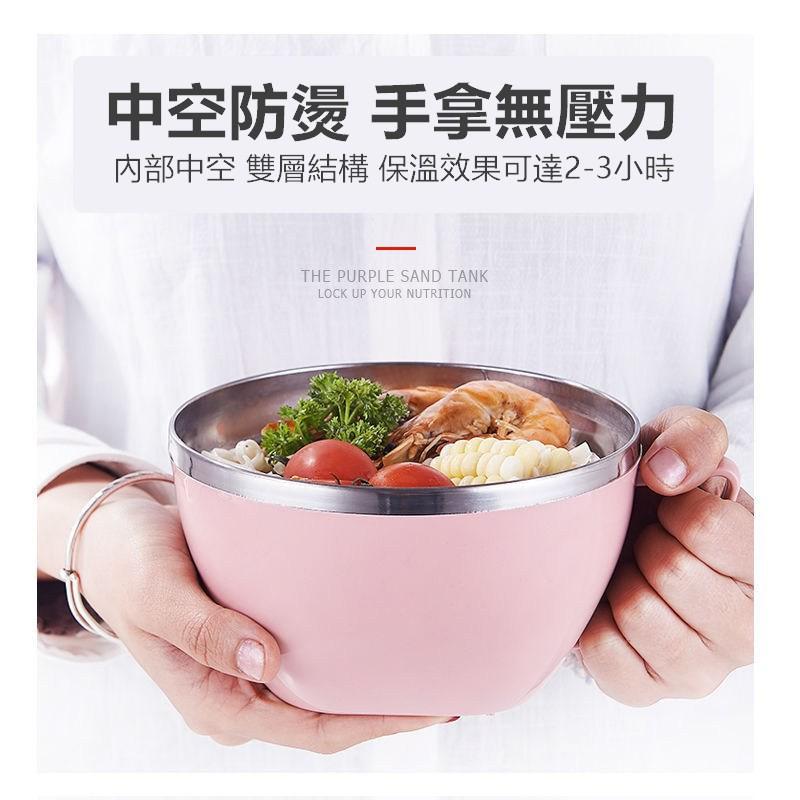 環保餐盒 多尺寸不鏽鋼泡麵碗 泡麵碗 雙層泡麵碗 湯碗 便當碗 環保餐具 雙層隔熱【RS1170】-細節圖7