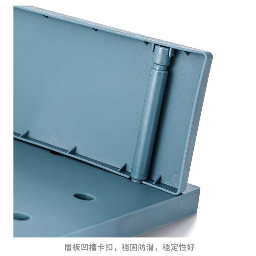 現貨 彩色牆掛洞洞板 免釘牆掛式收納架 牆面置物架 組合收納板 牆掛收納版【RS1098】-細節圖4