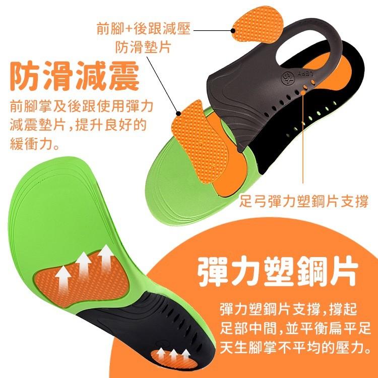 鞋墊 足弓鞋墊 扁平足必備 機能運動 扁平足 足弓墊 氣墊鞋墊 避震減壓 【RS1126】-細節圖4