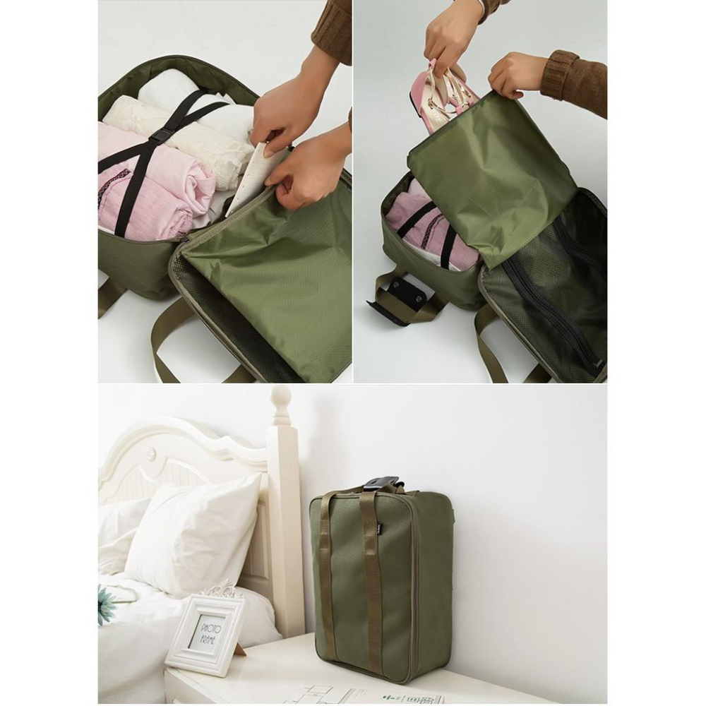 【台灣出貨】行李袋 行李包 大容量兩用旅行袋 行李包 衣物收納包 手提行李包【RB521】-細節圖4