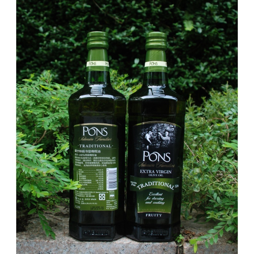 PONS西班牙原裝進口橄欖油 第一道初榨冷壓橄欖油 EXTRA VIRGIN 1公升6瓶裝 有效期至2025年6月22日