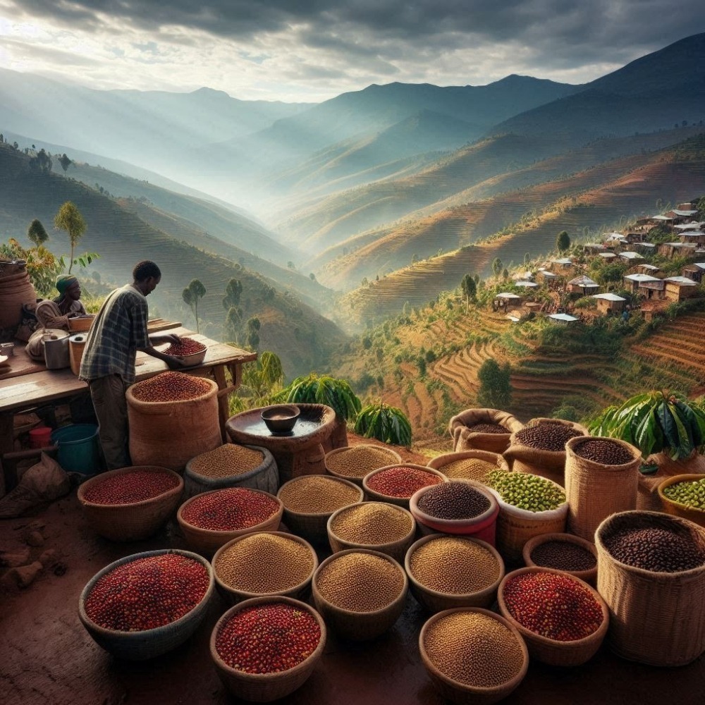 衣索比亞 日曬 古吉 夏奇索 古吉高地 G1 咖啡豆 精品咖啡豆 鮮烘咖啡豆 咖啡粉 日曬咖啡豆推薦-細節圖2