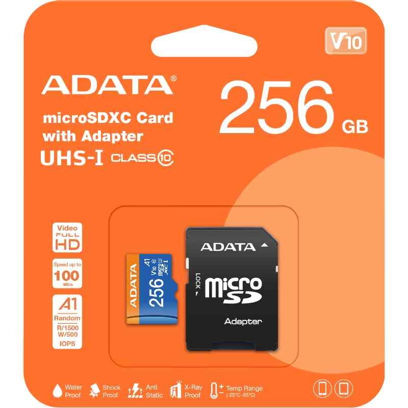 ADATA 威剛 32G 64G 128G 256G microSD 記憶卡 U1 C10 含稅公司貨-規格圖8