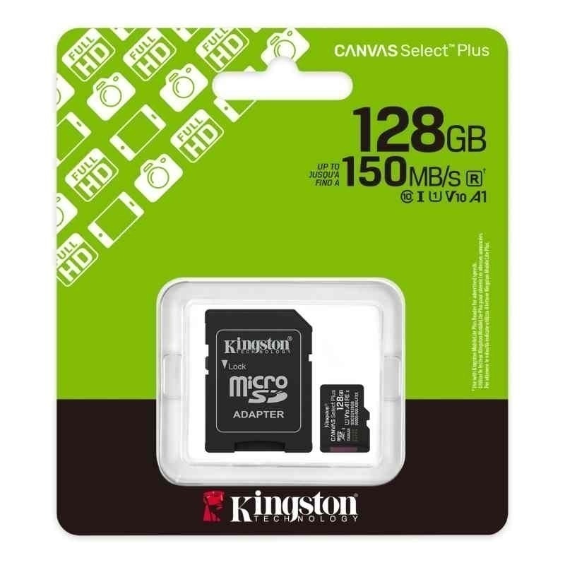 金士頓 64G 128G 256G 記憶卡 microSD TF 附轉卡 C10 U1 含稅公司貨-規格圖6