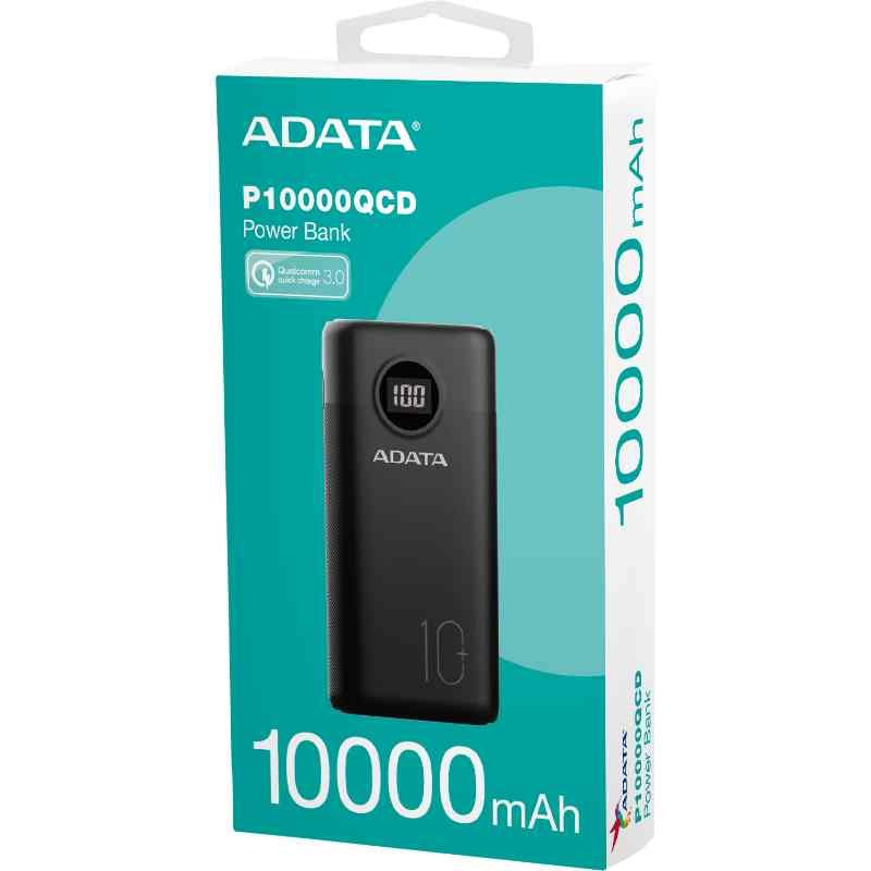 ADATA 威剛 PD 快充 QC3.0 行動電源 P10000QCD 液晶顯示 10000mAh-規格圖8