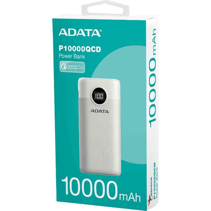 ADATA 威剛 PD 快充 QC3.0 行動電源 P10000QCD 液晶顯示 10000mAh-規格圖8