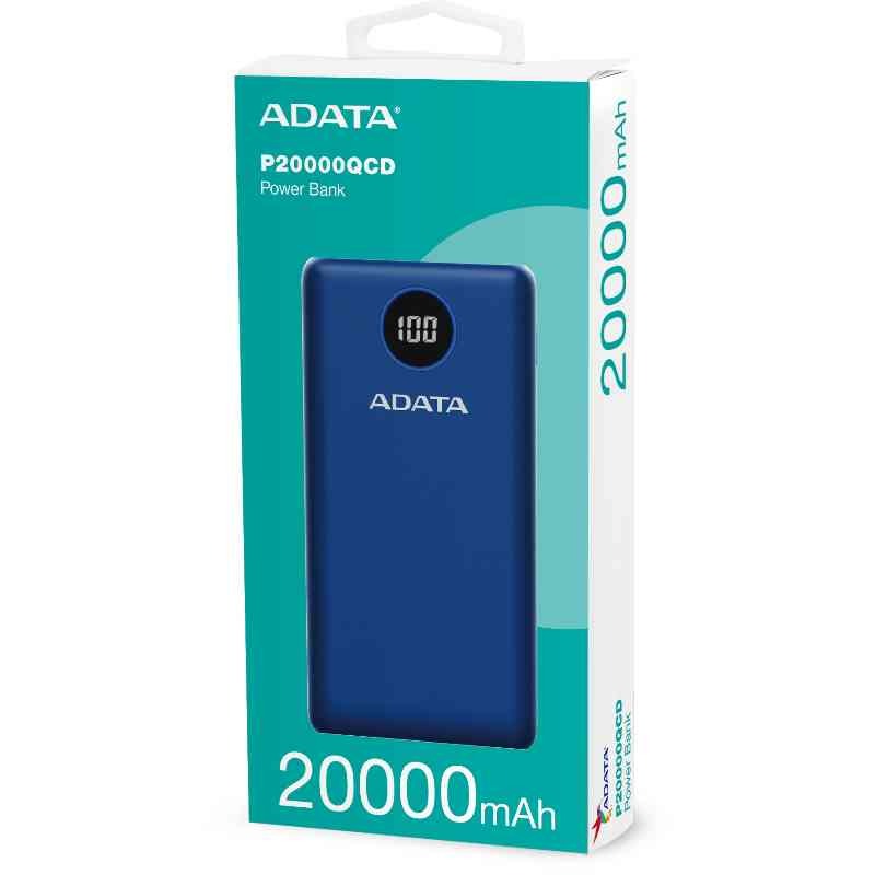 ADATA 威剛 PD 快充 QC3.0 行動電源 P20000QCD 液晶顯示 20000mAh-規格圖8