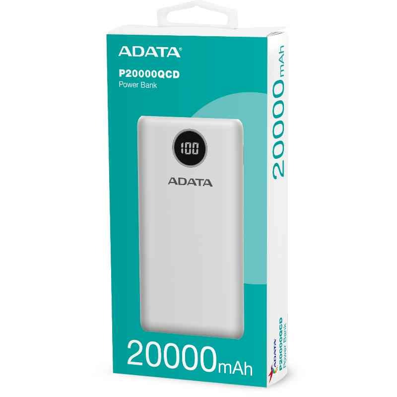 ADATA 威剛 PD 快充 QC3.0 行動電源 P20000QCD 液晶顯示 20000mAh-規格圖8