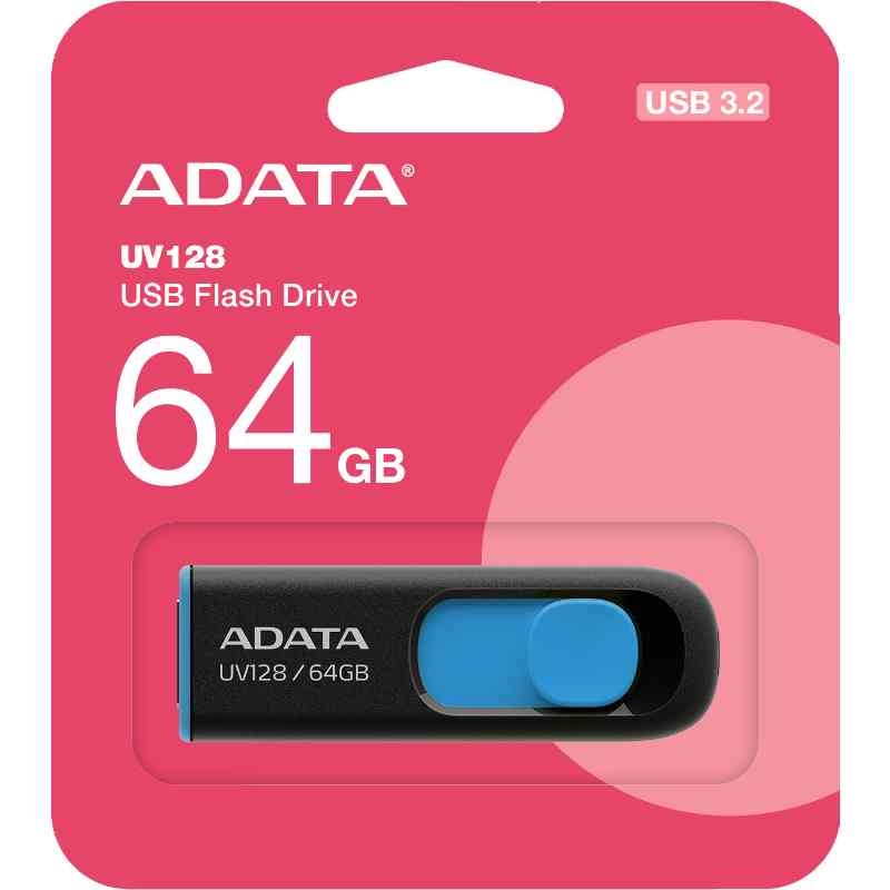 ADATA 威剛 32G 64G 128G 256G 隨身碟 UV128 伸縮碟 含稅公司貨 USB3.2-規格圖6