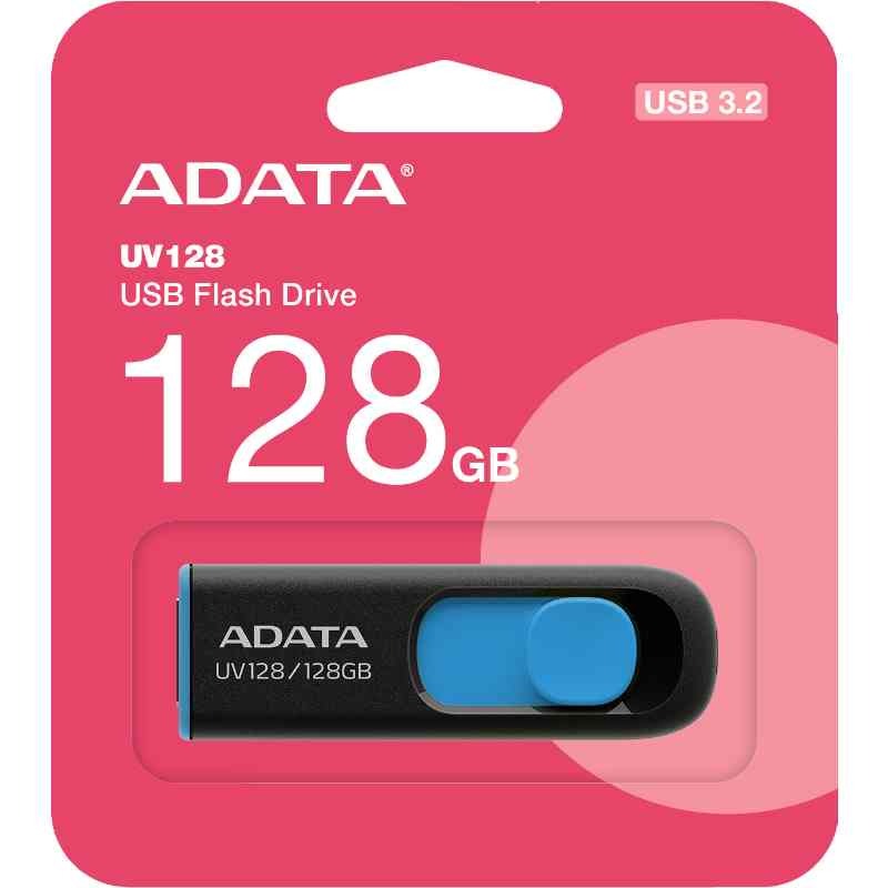 ADATA 威剛 32G 64G 128G 256G 隨身碟 UV128 伸縮碟 含稅公司貨 USB3.2-規格圖6