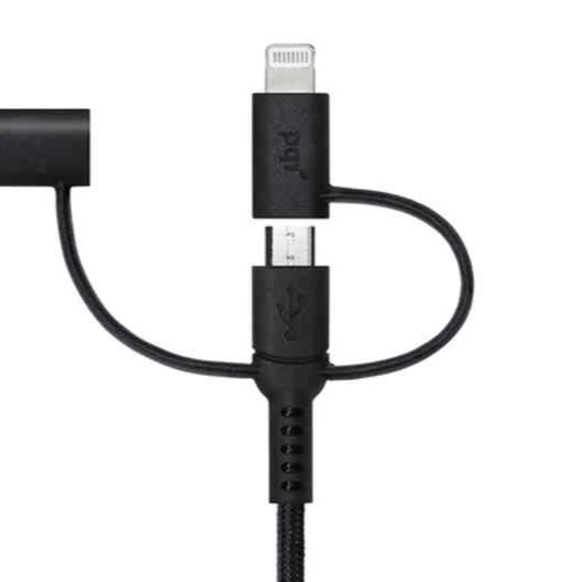 PQI 勁永 i-Cable 3合1 充電傳輸 蘋果MFi認證 100cm 三合一 蘋果/安卓/TypeC-細節圖2