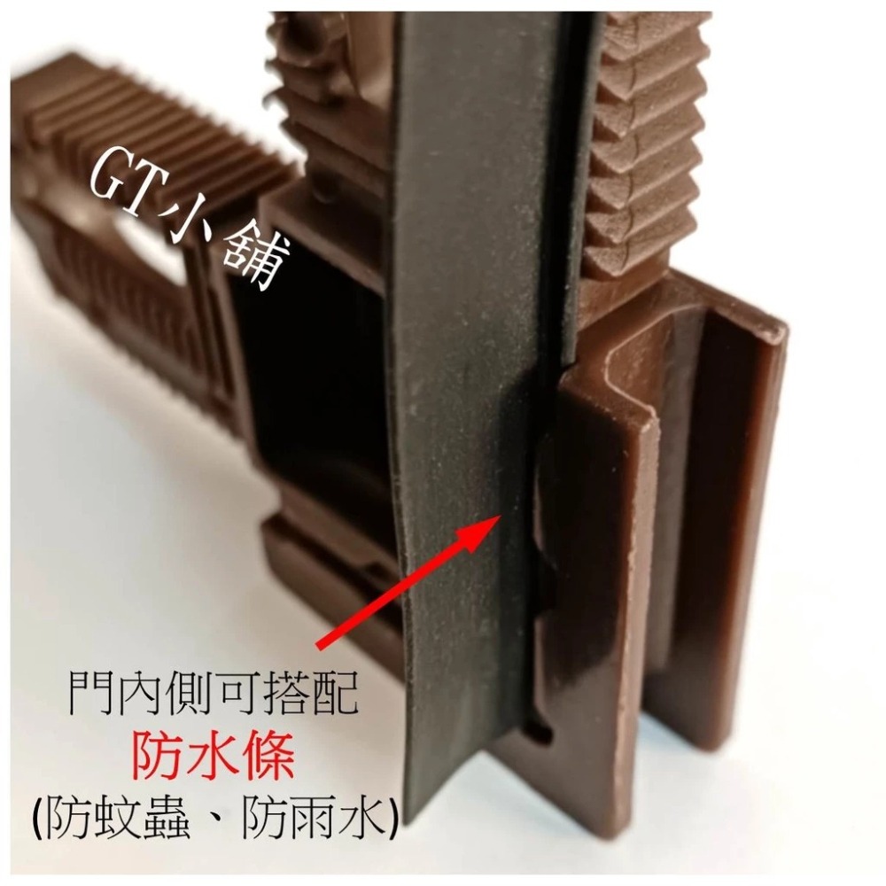 鉚釘紗門輪 紗門角組 紗窗 紗門 紗門角附輪 紗門角組 紗窗塑膠角 紗門角掛輪 紗窗角 1200型-細節圖6