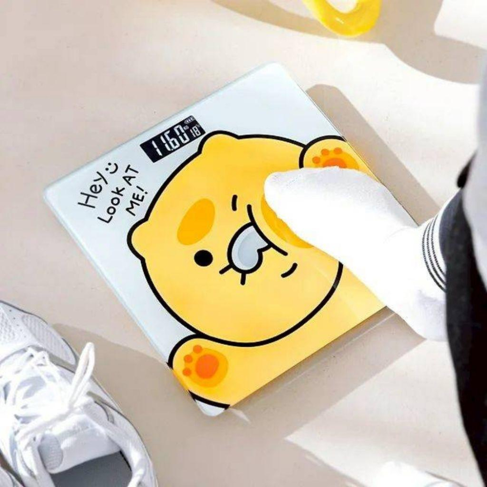韓國連線 Kakao friends 萊恩 春植體重計-細節圖2