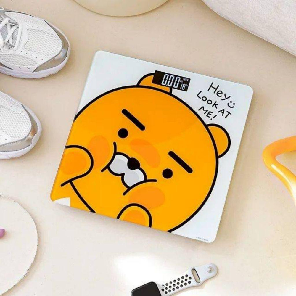 韓國連線 Kakao friends 萊恩 春植體重計-細節圖4