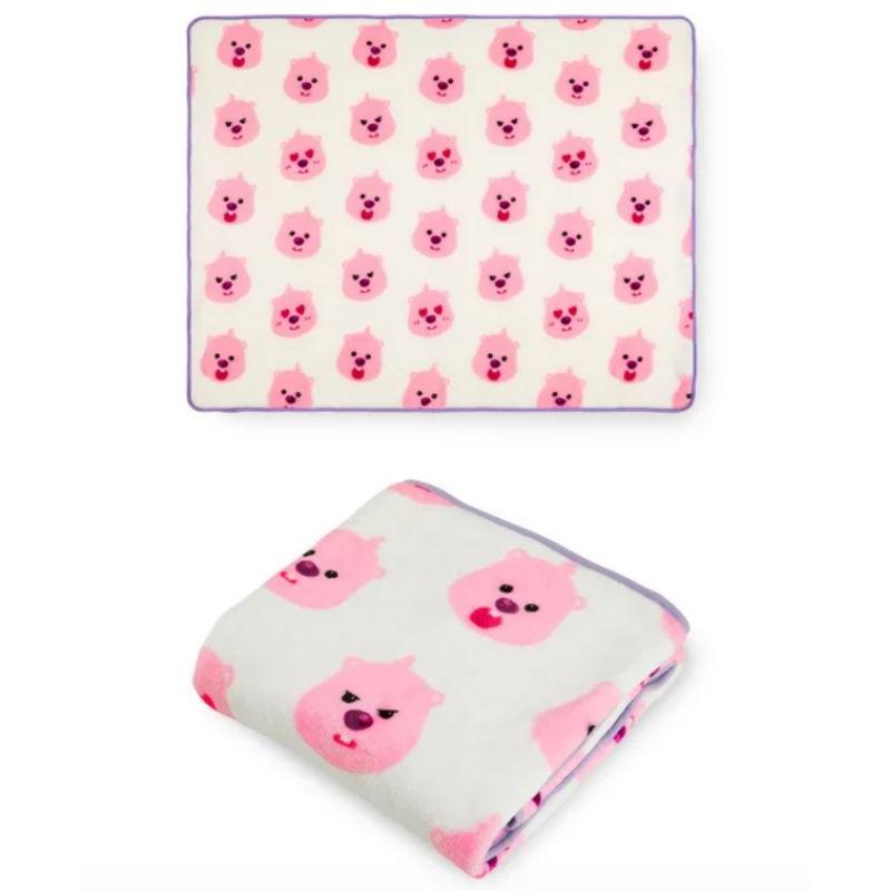 韓國連線 Zanmang Loopy 露比大頭膝上毯 隨身毯 毛毯-細節圖3