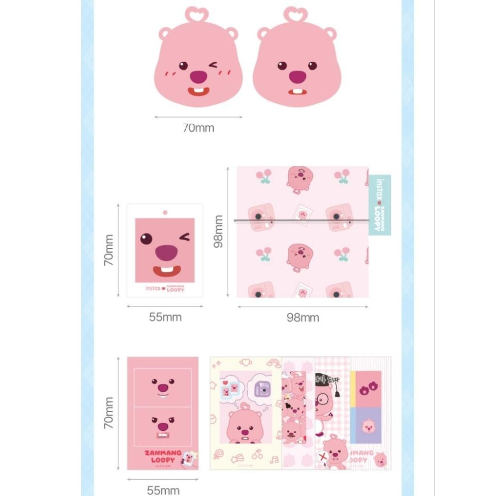 韓國連線 instax x Zanmang Loopy 拍立得相機mini 12套組-細節圖5