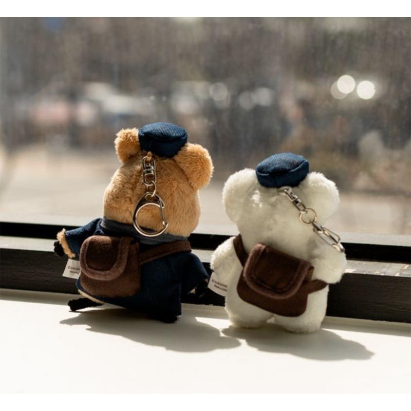 韓國連線 Dinotaeng Quokka Bobo 文具系列 中性筆 吊飾 印章memo夾 訂書機 束線套-細節圖7