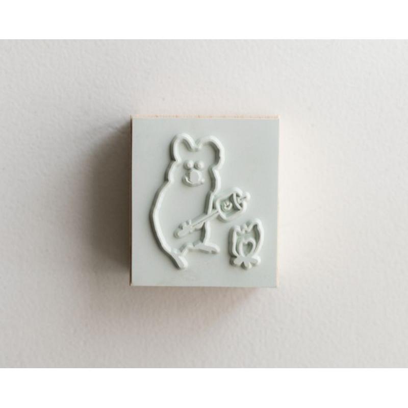 韓國連線 Dinotaeng Quokka Bobo 文具系列 中性筆 吊飾 印章memo夾 訂書機 束線套-細節圖8